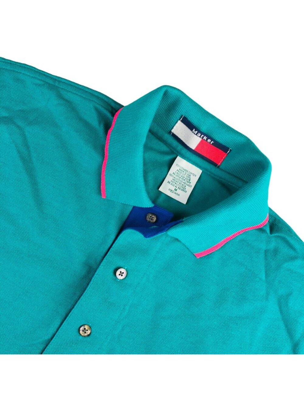 VTG Palm Beach Trap & Skeet Club Men’s Embroidered Polo Shirt Teal •USA• Medium